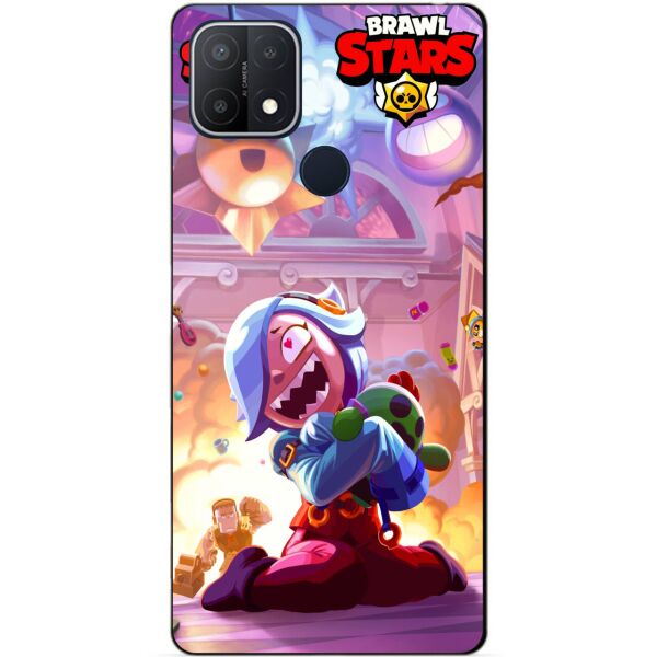 

Силиконовый бампер чехол Candy для Oppo A15s Бравл Старс Парк старр Колетт