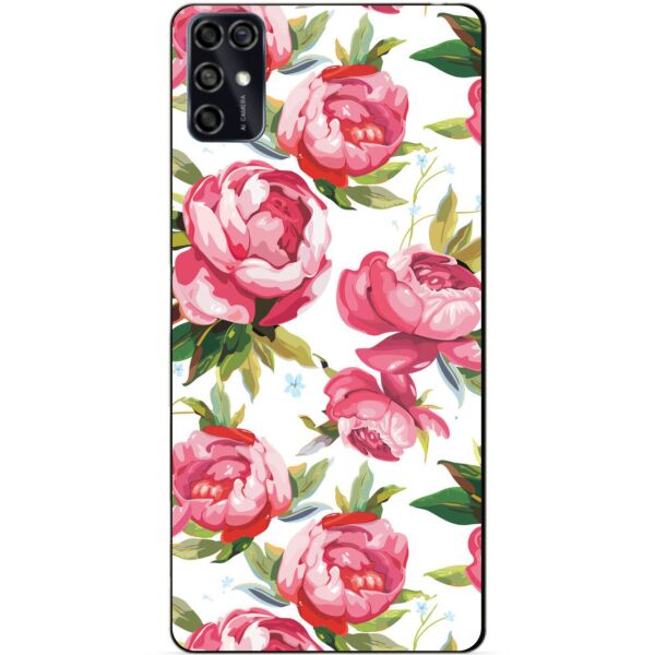 

Силиконовый чехол бампер Candy для ZTE Blade V2020 Smart с рисунком Пионы