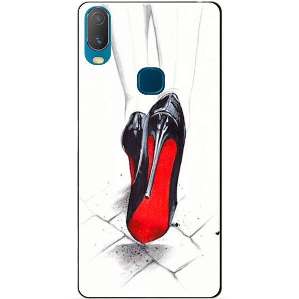 

Силиконовый бампер чехол Candy для Vivo Y11 с рисунком Лабутены