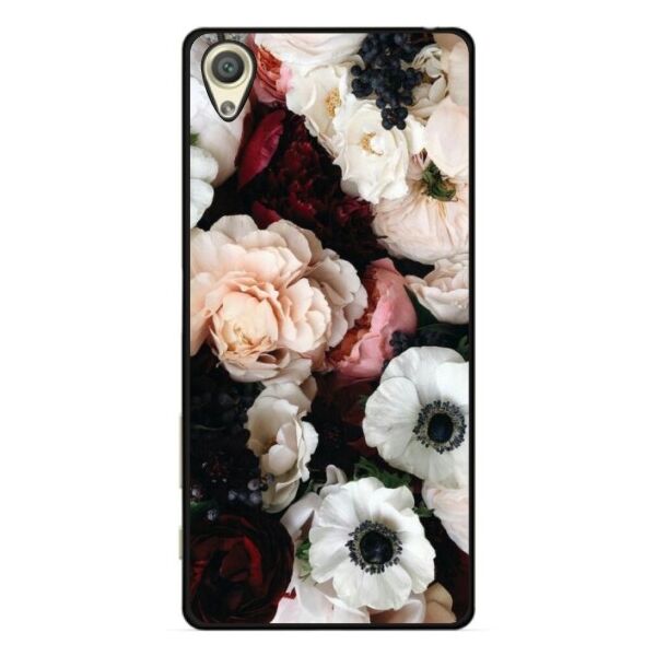 

Силиконовый бампер Candy для Sony XZ F8332 с рисунком Белые маки