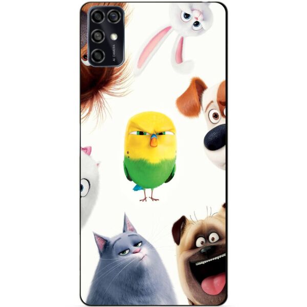 

Силиконовый чехол бампер Candy для ZTE Blade V2020 Smart с рисунком Тайная жизнь домашних животных