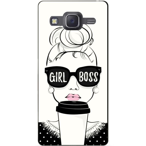 

Бампер силиконовый чехол Candy для Samsung J5 Galaxy J500 с рисунком Girl Boss