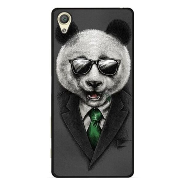 

Силиконовый бампер Candy для Sony XZ F8332 с рисунком Панда в очках