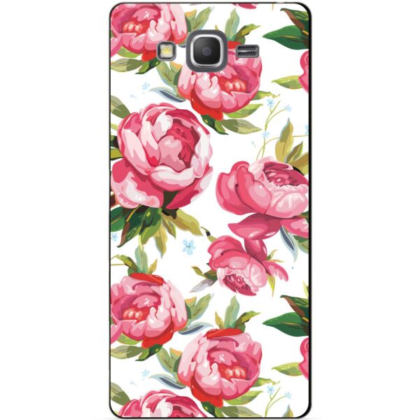 

Силиконовый чехол Candy для Samsung G530/G531 Galaxy Grand Prime с рисунком Пионы