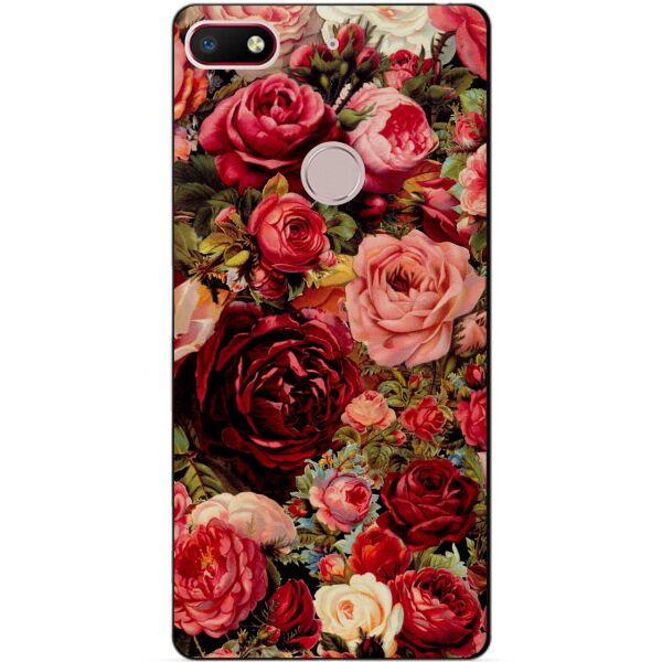 

Силиконовый чехол бампер Candy для ZTE Nubia V18 с рисунком Красные Розы