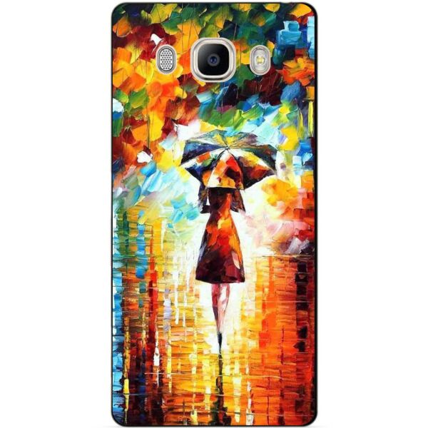 

Бампер силиконовый чехол Candy для Samsung J7 2016 Galaxy J710 с рисунком Прогулка