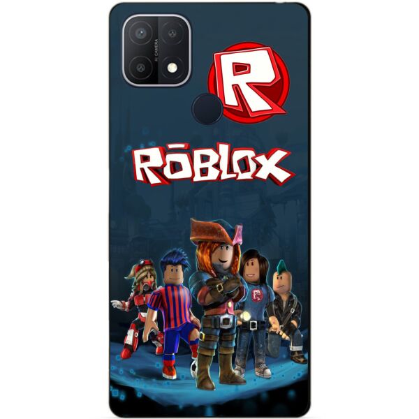 

Силиконовый бампер чехол Candy для Oppo A15s с рисунком Roblox