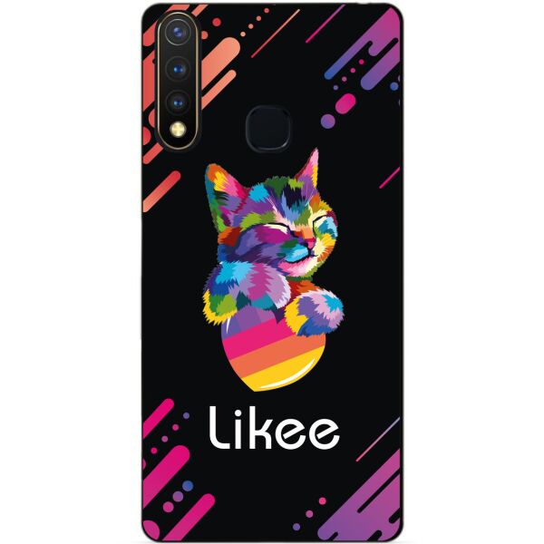 

Силиконовый бампер чехол Candy для Vivo Y19 с рисунком Likee