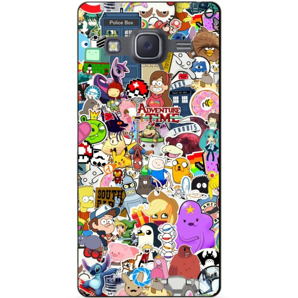 

Бампер силиконовый чехол Candy для Samsung J7 Galaxy J700 с рисунком Мультяшки