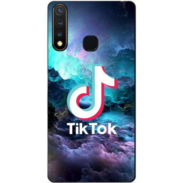 

Силиконовый бампер чехол Candy для Vivo Y19 с рисунком Tik Tok