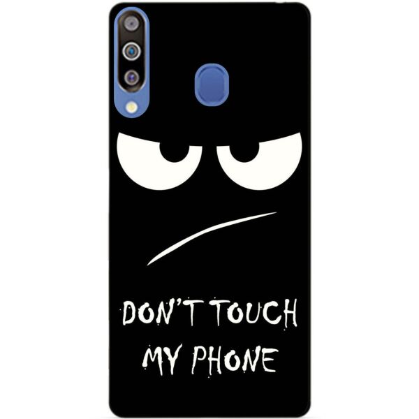 

Бампер силиконовый чехол Candy для Samsung M30 2019 Galaxy M305f с рисунком Dont touch