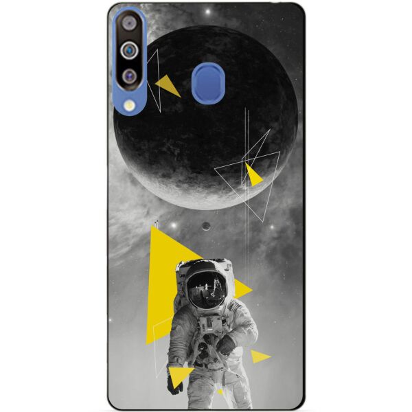 

Бампер силиконовый чехол Candy для Samsung M30 2019 Galaxy M305f с рисунком Астронавт