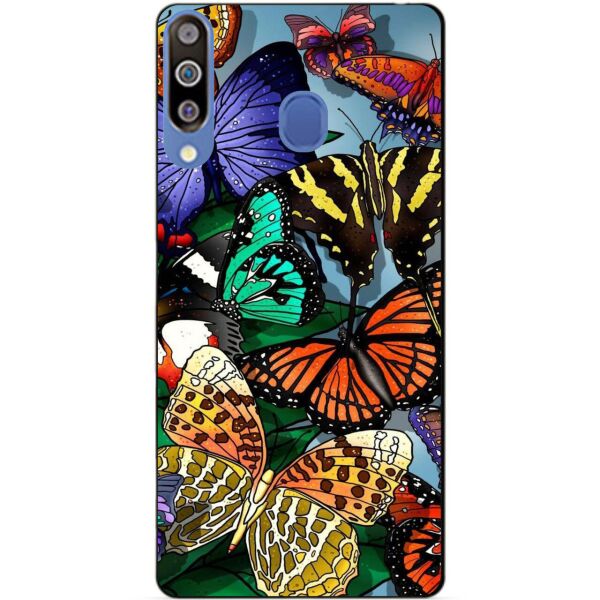 

Бампер силиконовый чехол Candy для Samsung M30 2019 Galaxy M305f с рисунком Бабочки