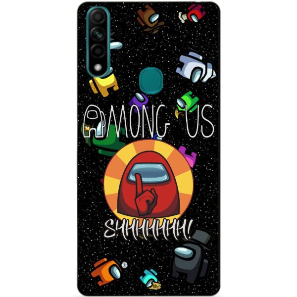 

Силиконовый бампер чехол Candy для Oppo A31 с рисунком Among Us