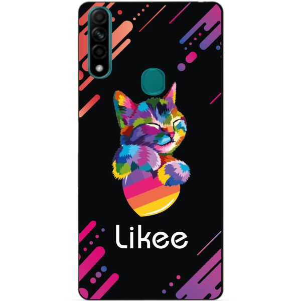 

Силиконовый бампер чехол Candy для Oppo A31 с рисунком Likee