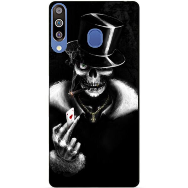 

Бампер силиконовый чехол Candy для Samsung M30 2019 Galaxy M305f с рисунком Карта