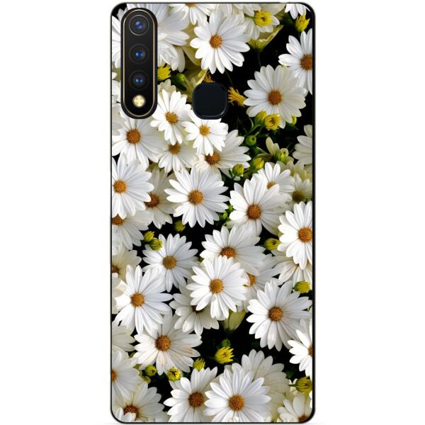 

Силиконовый бампер чехол Candy для Vivo Y19 с рисунком Ромашки