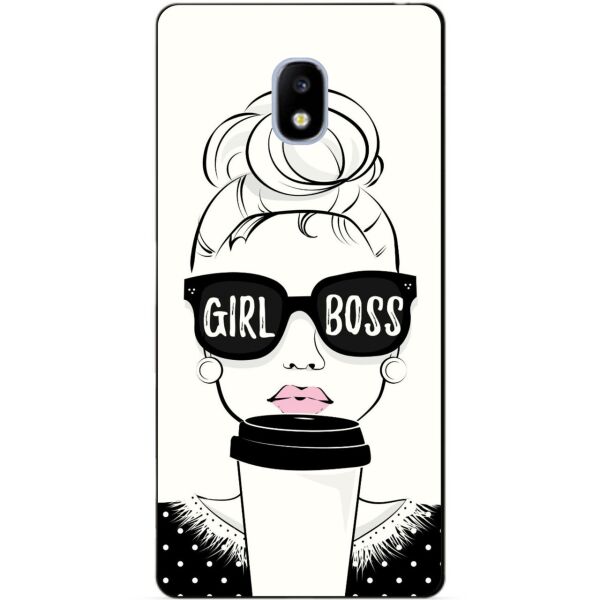 

Силиконовый чехол Candy для Samsung J3 2017 J330 с рисунком Girl Boss