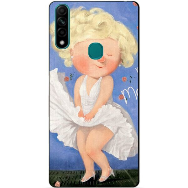 

Силиконовый бампер чехол Candy для Oppo A31 с рисунком Гапчинская Монро