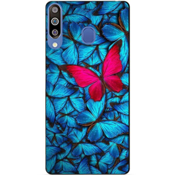 

Бампер силиконовый чехол Candy для Samsung M30 2019 Galaxy M305f с рисунком Мотыльки