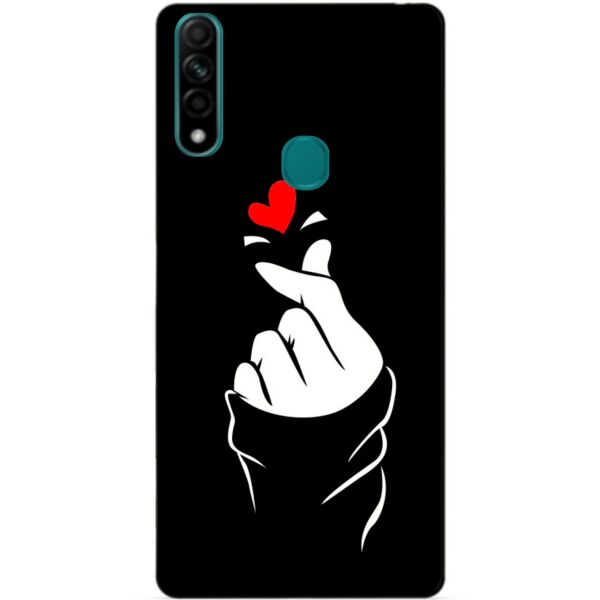 

Силиконовый бампер чехол Candy для Oppo A31 с рисунком Знак любви