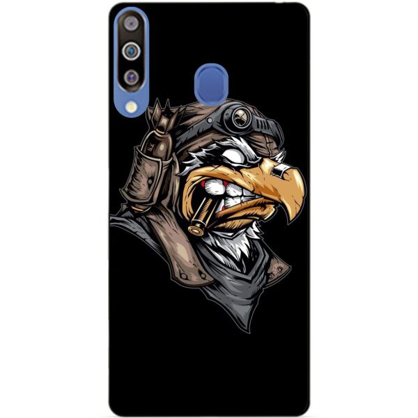 

Бампер силиконовый чехол Candy для Samsung M30 2019 Galaxy M305f с рисунком Орел