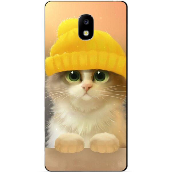 

Силиконовый чехол Candy для Samsung J5 2017 Galaxy J530 с рисунком Котик в шапке