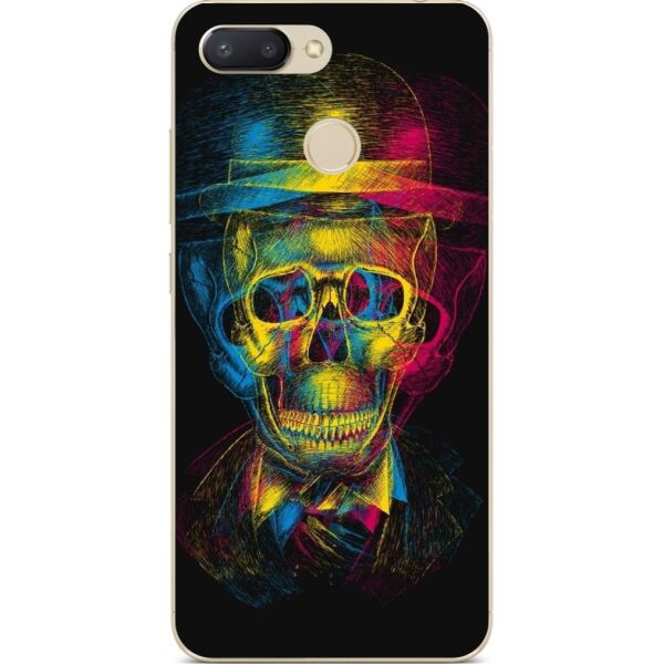 

Силиконовый бампер Candy для Xiaomi Mi 8 Lite с рисунком Неоновый Череп