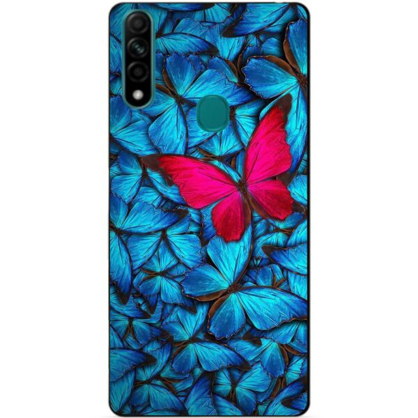 

Силиконовый бампер чехол Candy для Oppo A31 с рисунком Мотыльки