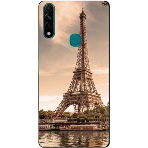 

Силиконовый бампер чехол Candy для Oppo A31 с рисунком Париж