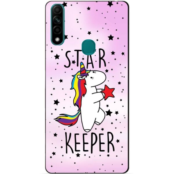 

Силиконовый бампер чехол Candy для Oppo A31 с рисунком Пони Единорог