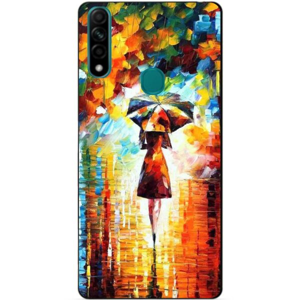 

Силиконовый бампер чехол Candy для Oppo A31 с рисунком Прогулка
