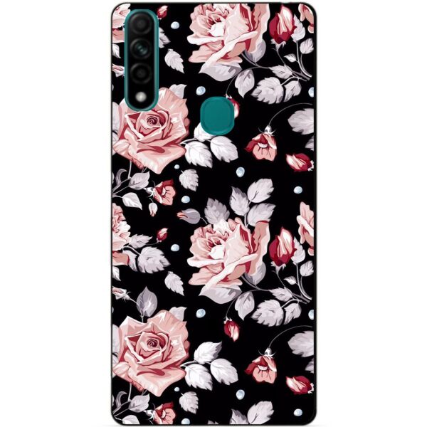 

Силиконовый бампер чехол Candy для Oppo A31 с рисунком Розы
