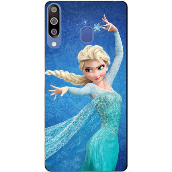 

Бампер силиконовый чехол Candy для Samsung M30 2019 Galaxy M305f с рисунком Эльза