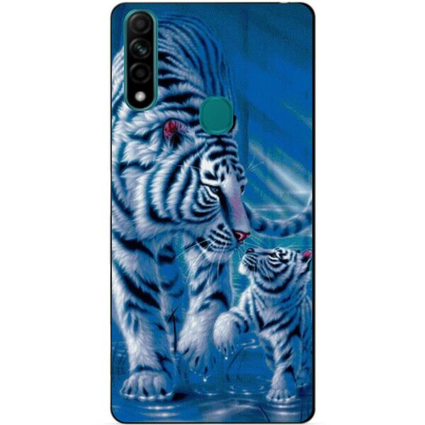 

Силиконовый бампер чехол Candy для Oppo A31 с рисунком Тигры