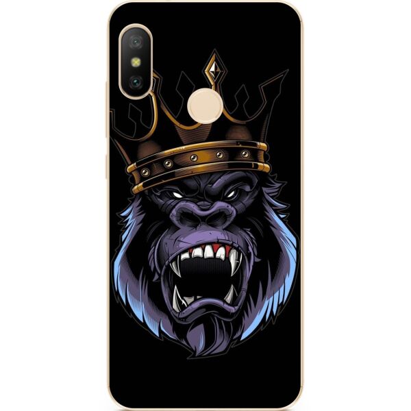 

Силиконовый бампер Candy для Xiaomi Mi 8 с рисунком Обезьяна в короне