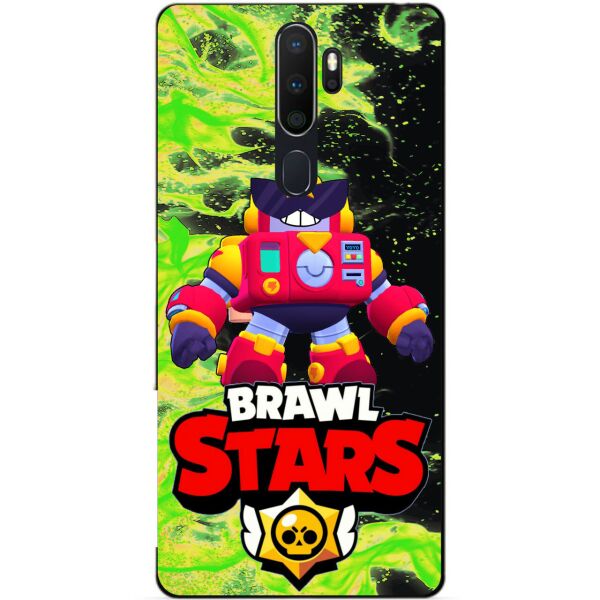 

Силиконовый бампер чехол Candy для Oppo A5 2020 с Героем Бравл Старс Вольт