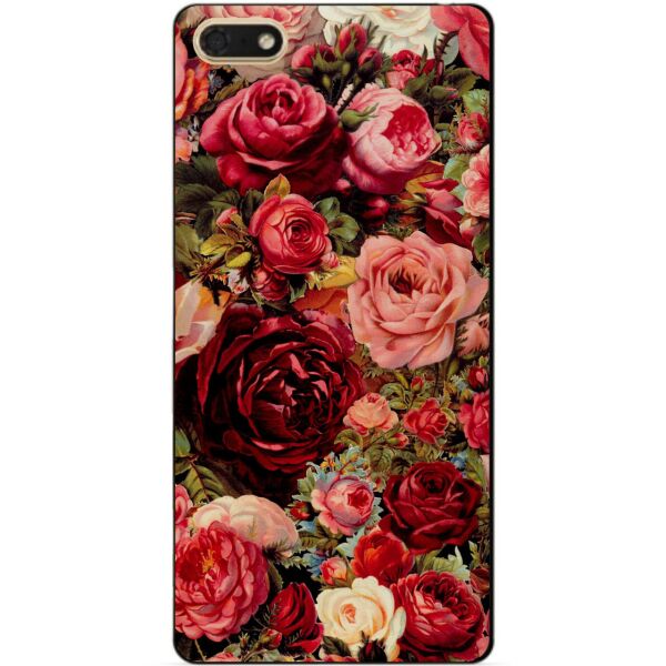 

Чехол силиконовый Candy для Huawei Honor 7a с рисунком Красные розы