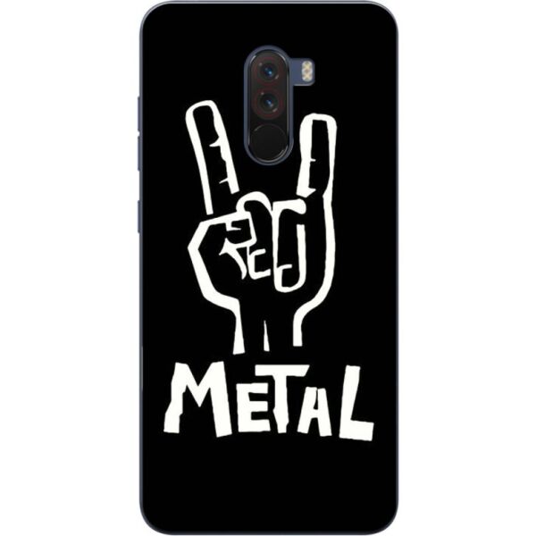 

Силиконовый бампер Candy для Xiaomi Pocophone F1 с рисунком Metal