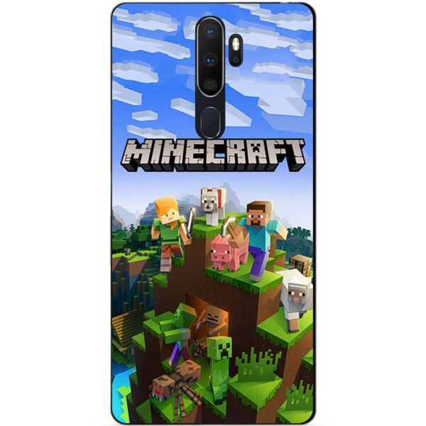 

Силиконовый бампер чехол Candy для Oppo A5 2020 с рисунком Minecraft