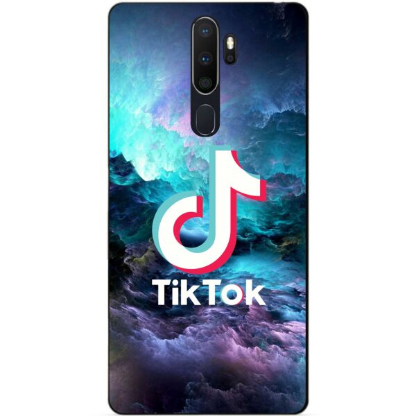 

Силиконовый бампер чехол Candy для Oppo A5 2020 с рисунком Tik Tok