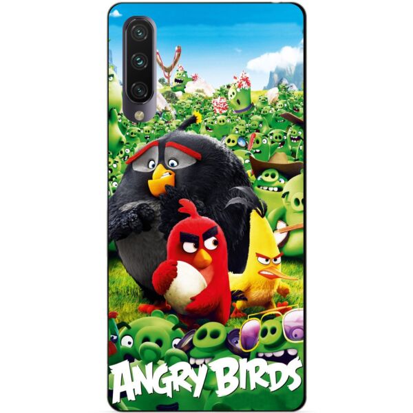 

Бампер силиконовый чехол Candy для Xiaomi Mi A3 с рисунком Angry Birds свиньи