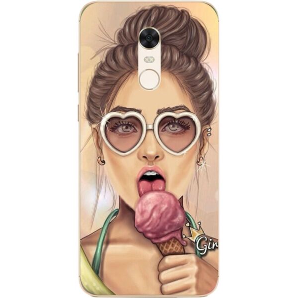

Силиконовый бампер Candy для Xiaomi Redmi 5 Plus с рисунком Мороженое