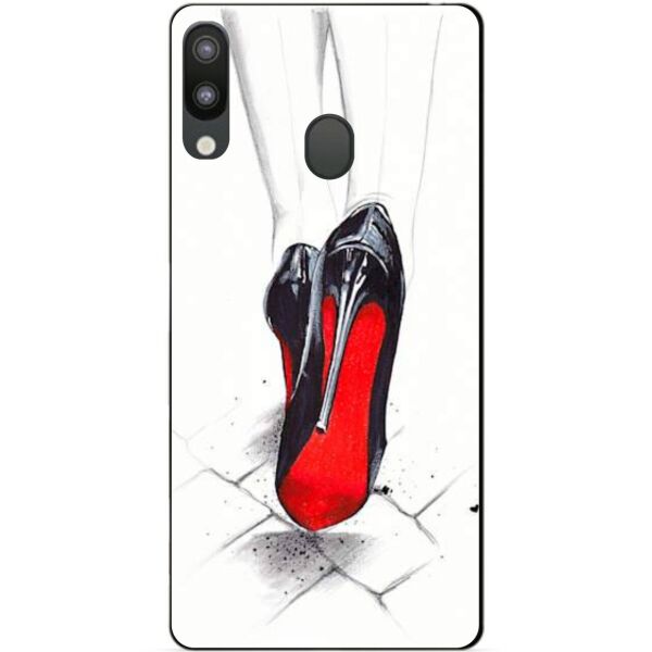 

Силиконовый чехол Candy для Samsung M20 2019 Galaxy M205f с рисунком Туфли