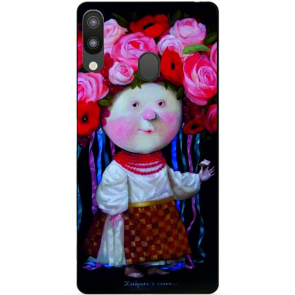 

Силиконовый чехол Candy для Samsung M20 2019 Galaxy M205f с рисунком Украиночка