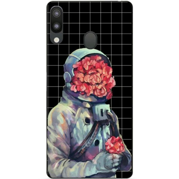

Силиконовый чехол Candy для Samsung M20 2019 Galaxy M205f с рисунком Цветы в шлеме