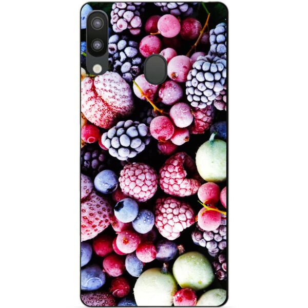 

Силиконовый чехол Candy для Samsung M20 2019 Galaxy M205f с рисунком Ягоды ice