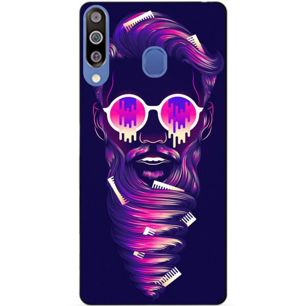 

Силиконовый чехол Candy для Samsung M30 2019 Galaxy M305f с рисунком Бородач