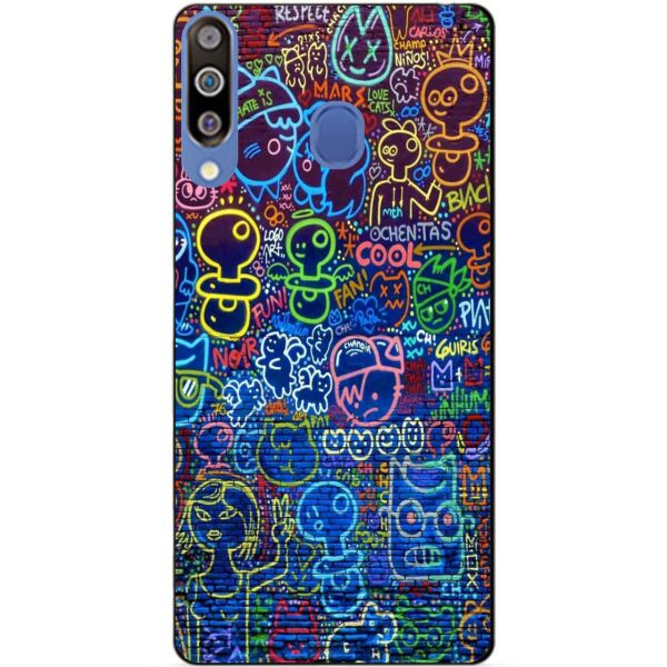 

Силиконовый чехол Candy для Samsung M30 2019 Galaxy M305f с рисунком Неоновые Рисунки