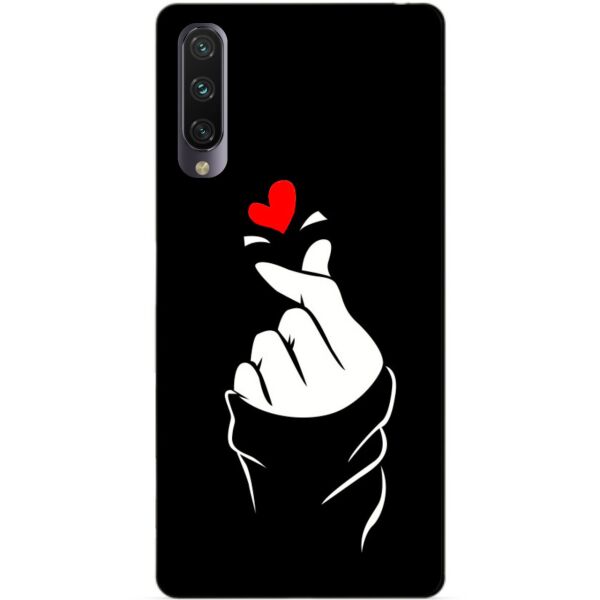 

Бампер силиконовый чехол Candy для Xiaomi Mi A3 с рисунком Знак Любви